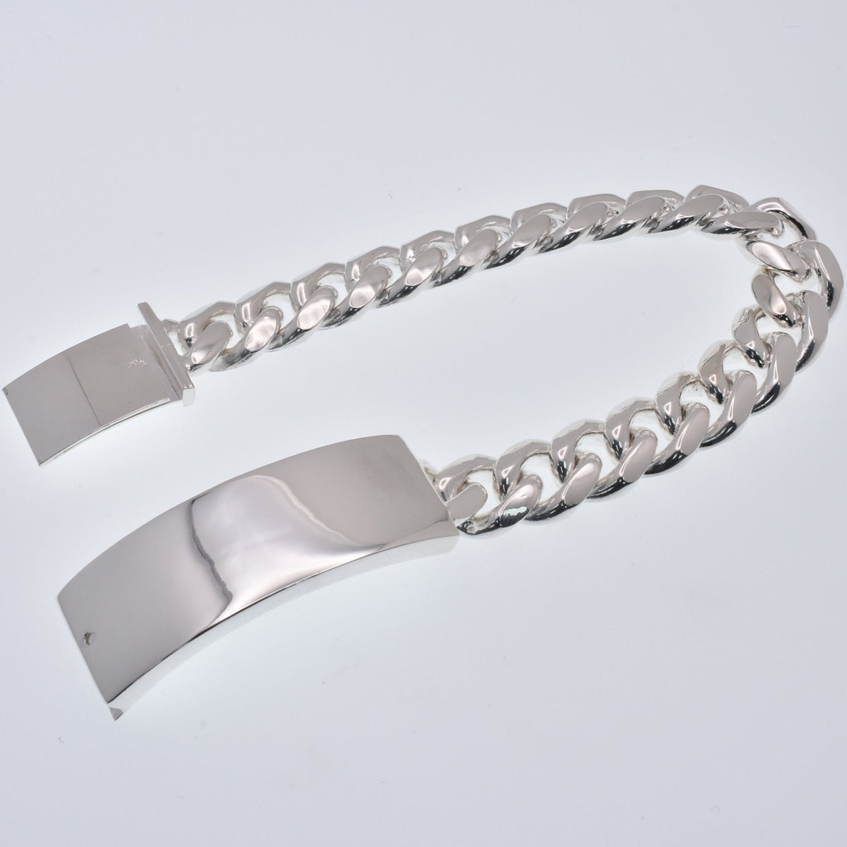 MADE IN ITALY SILVER925 ID BRACELET/シルバー Amazon.com: Solid 925 Sterling Silver ID Bracelet 8.5