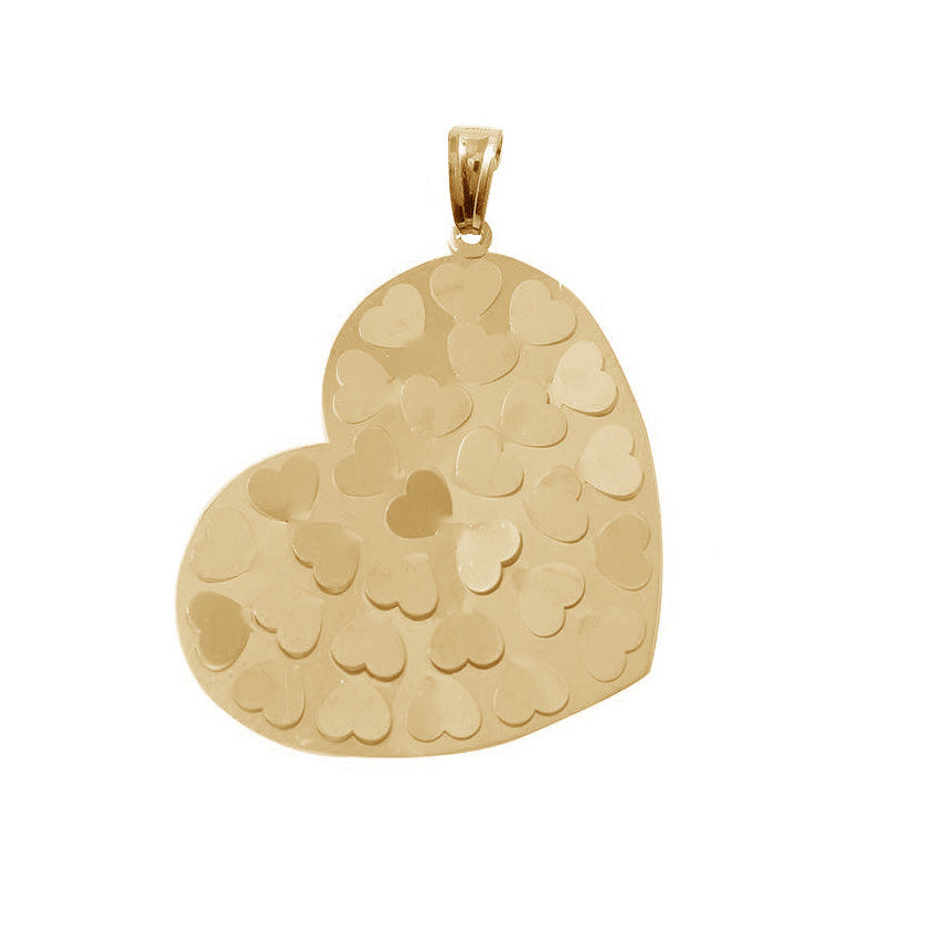 Silver 925 Rose Gold Plated Heart Pendant - ECP00001 | ECP0004