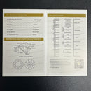 Pulsera de tenis de moissanita redonda de 2,25 mm en plata de ley 925 rodiada - MGMB00077