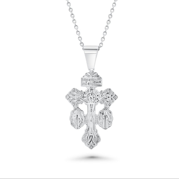Men's Large 2.25 Solid 925 Sterling Silver Nugget Cross Pendant at ₹ 13197/piece in Surat Men's Large 2.25 Solid 925 Sterling Silver Nugget Cross Pendant at ₹ 13197/piece in Surat