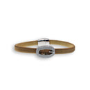 Pulsera italiana con hebilla de circonita cúbica (liquidación) - ITB00013