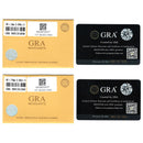 Sterling Rhodium Plated 925 Sterling Silver Moissanite Cross Hoop Earring - MGME00037