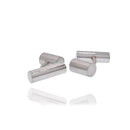 Rhodium Plated Stainless Steel Round Bar 18mm x 5mm Cufflink - SCU00005