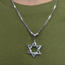 Bisel chapado en rodio de plata 925 para moneda colgante de circonita verde claro y rojo - SLP00357