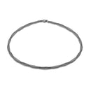 925 Sterling Silver DC Twisted Mesh Italian Necklace - SPN00041