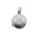 925 Sterling Silver High Polished Round Locket- SPP00061