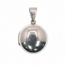 925 Sterling Silver High Polished Round Locket- SPP00064