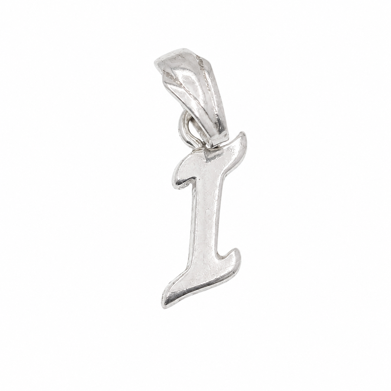 925 Sterling Silver Dainty Initial Charm Pendants-SPP00097