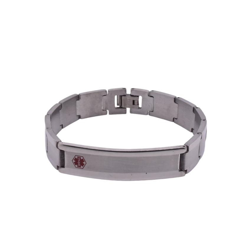 Stainless Steel Medical ID 11.9mm Watch Bracelet - SSB00198