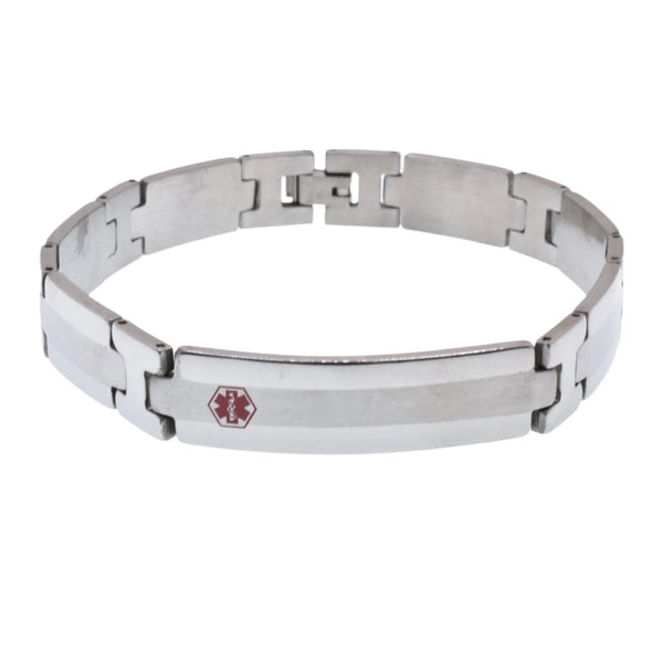 Stainless Steel Medical ID 11.9mm Watch Style Bracelet - SSB00201