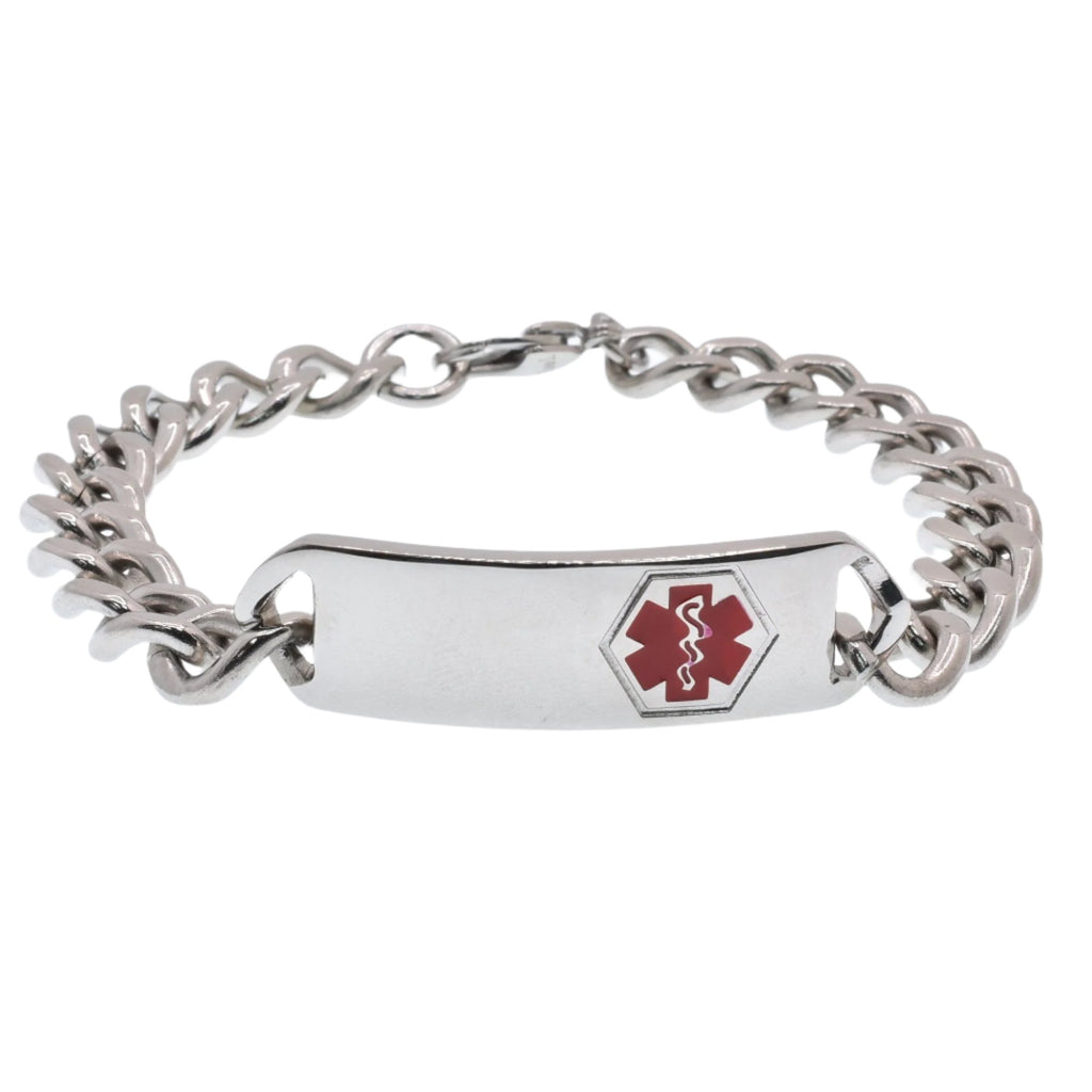Stainless Steel Medical ID Curb Bracelet SSB00203