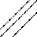 Plated Stainless Steel 3.4 MM Link Chain Necklace - SSC086