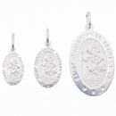 Colgante de medallón de filigrana octogonal de plata de ley 925 pulida - SPP00066