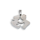 Rhodium Plated Stainless Steel Boy & Girl Pendant- SSP00081