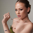 Silver 925 Rhodium Plated Clear CZ Pendant Necklace - STP01333