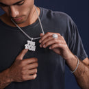 Gold Plated 925 Sterling Silver Tennis CZ Necklace or Bracelet 4mm - STP01676GP