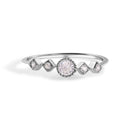 925 Sterling Silver Nickel Free Rhodium Plated Pave Clear CZ Ring - STR01174