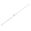 Pulsera de plata de ley 925 rodiada con eslabones cubanos de 10,6 mm - GMB00145