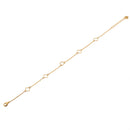 Pulsera de plata de ley 925 rodiada con eslabones cubanos de 10,6 mm - GMB00145