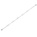 Pulsera de plata de ley 925 rodiada con eslabones cubanos de 10,6 mm - GMB00145