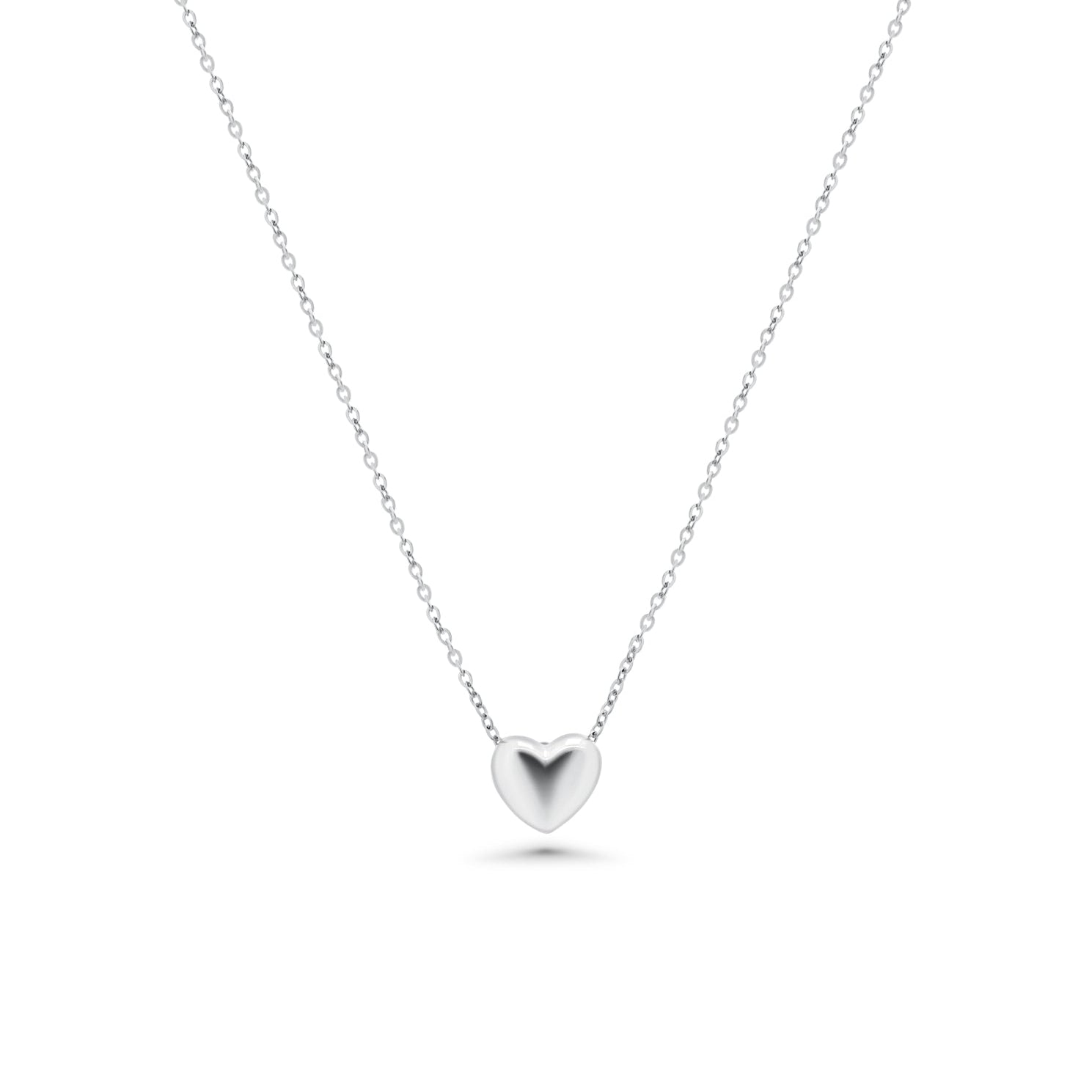 Collar ajustable de trébol de cuatro hojas de 11,2 mm en plata de ley 925 rodiada - GMN00233