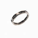 Oxidized 925 Sterling Silver Open Link Toe Ring- TR309