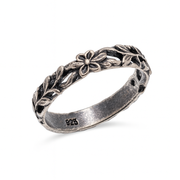 Oxidized 925 Sterling Silver Multi Butterfly Toe Ring - TR316