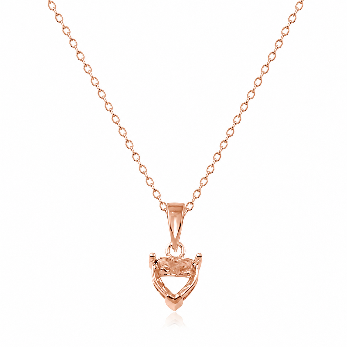 #Stone Setting_1 Stone #Plating_Rose Gold