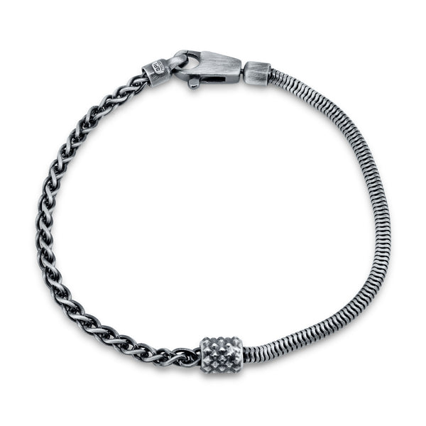 アクセサリー Snake Link Bracelet - Silver 925 925 Sterling Silver Italy Round Snake Link Bracelet | eBay