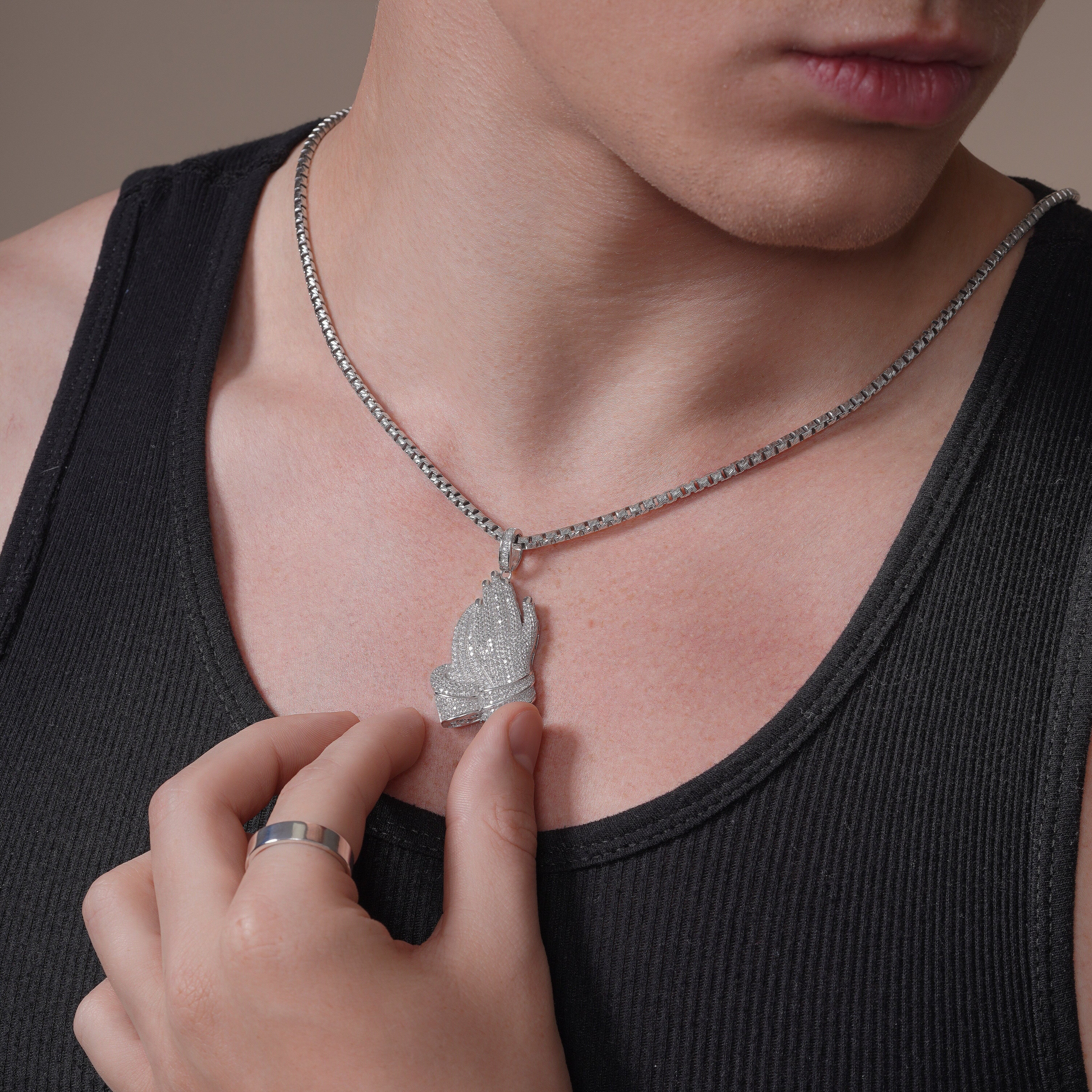 925 Sterling Silver Diamond Cut Slash Round Box Chain