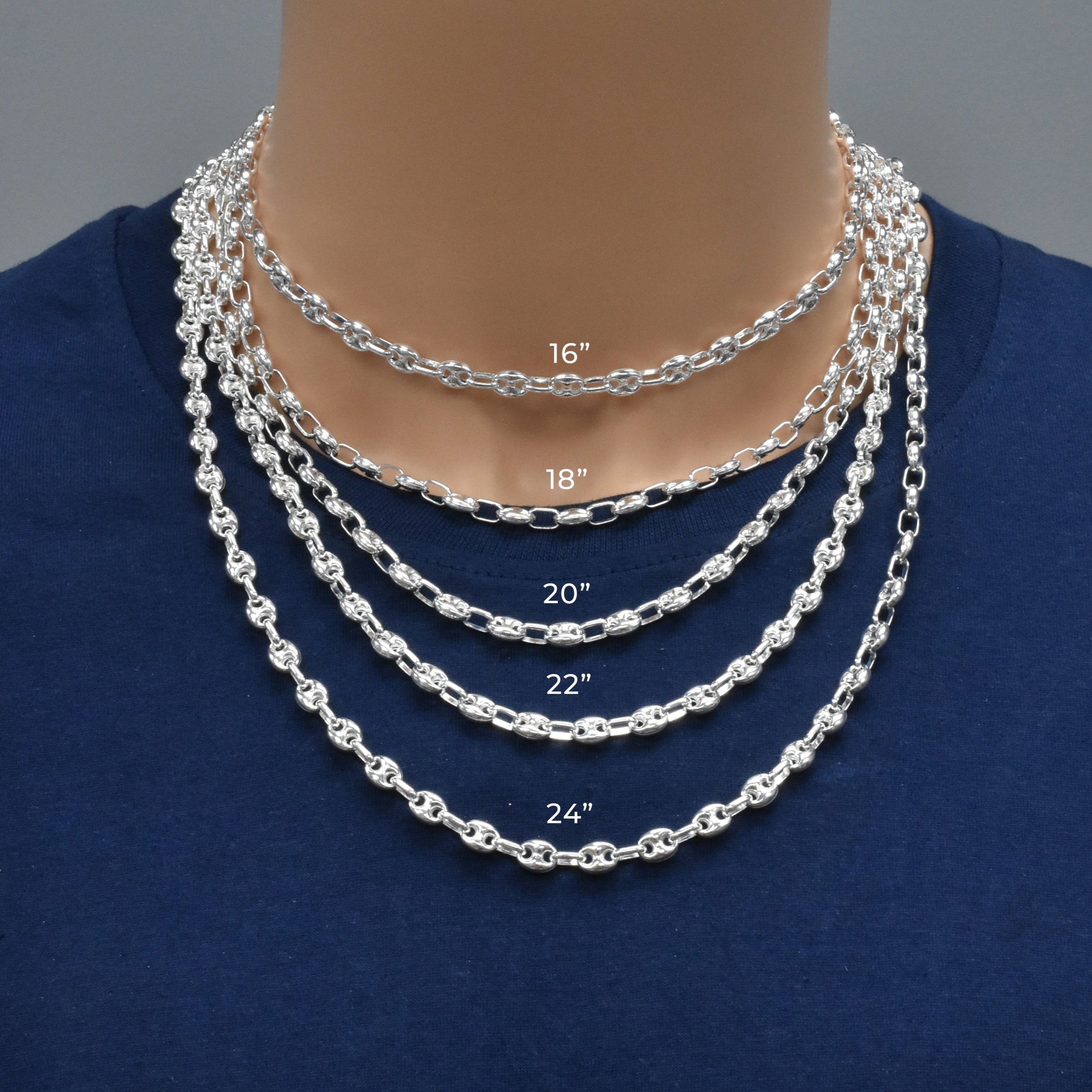 Puffed Mariner Chain 6mm - CH544