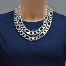 Cadena o pulsera Figaro 500 20,2 mm - CH611C