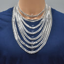 Cadena o pulsera Curb 180 de 7,2 mm - CH619