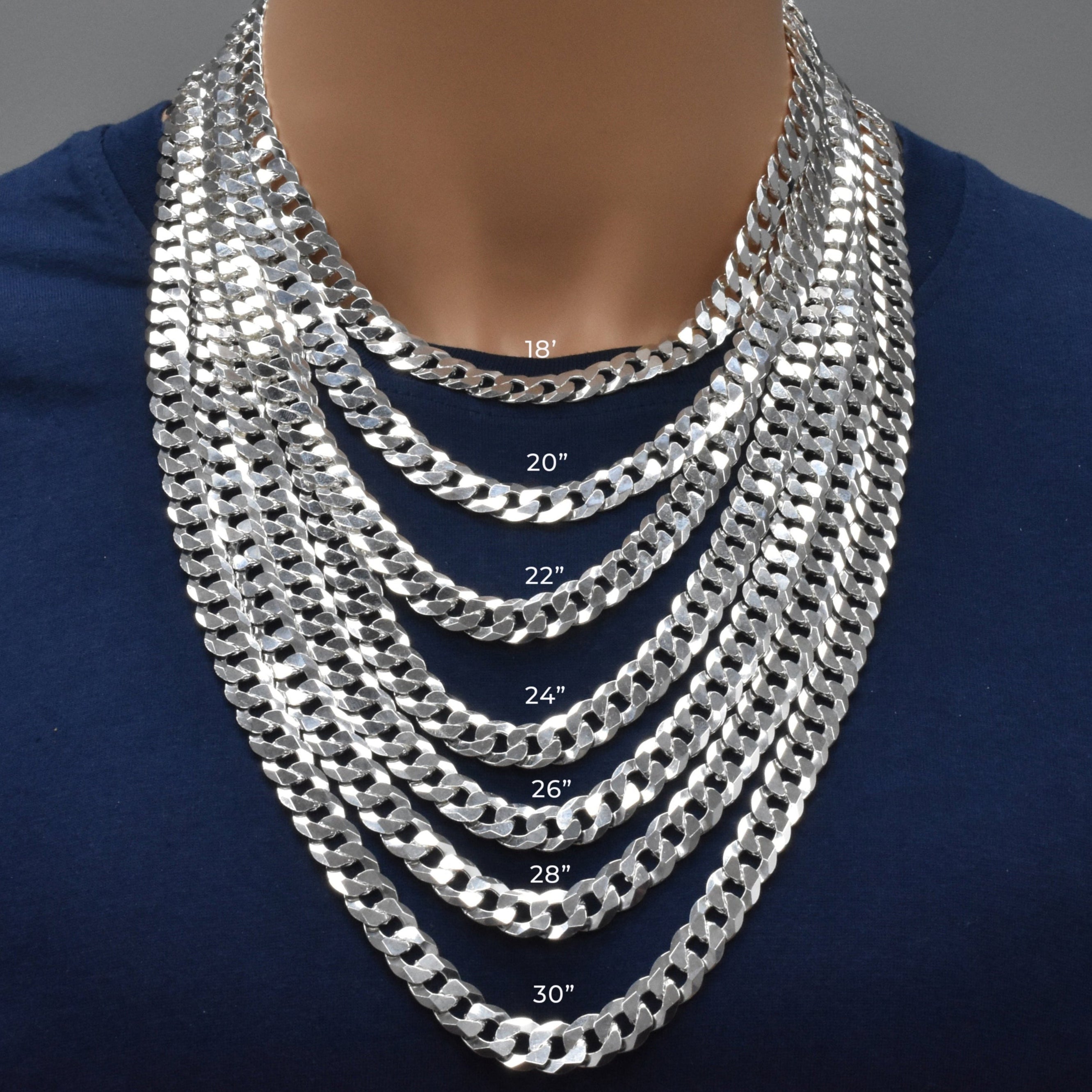 Curb 250 Chain or Bracelet 8.6mm - CH621