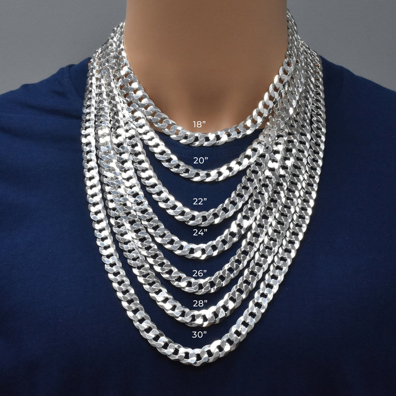 Curb 300 Chain or Bracelet 10.7mm - CH622