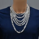 Diamond Cut Figaro 200 Chain or Bracelet 8.9mm - CH639