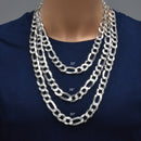 Diamond Cut Figaro 350 Chain 14mm - CH642