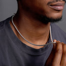 Cadena Hueca Serpiente Redonda 400 4mm - CH745