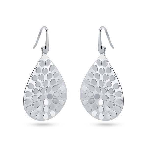 Sterling Silver  Pear Shape Earring - ECE00016
