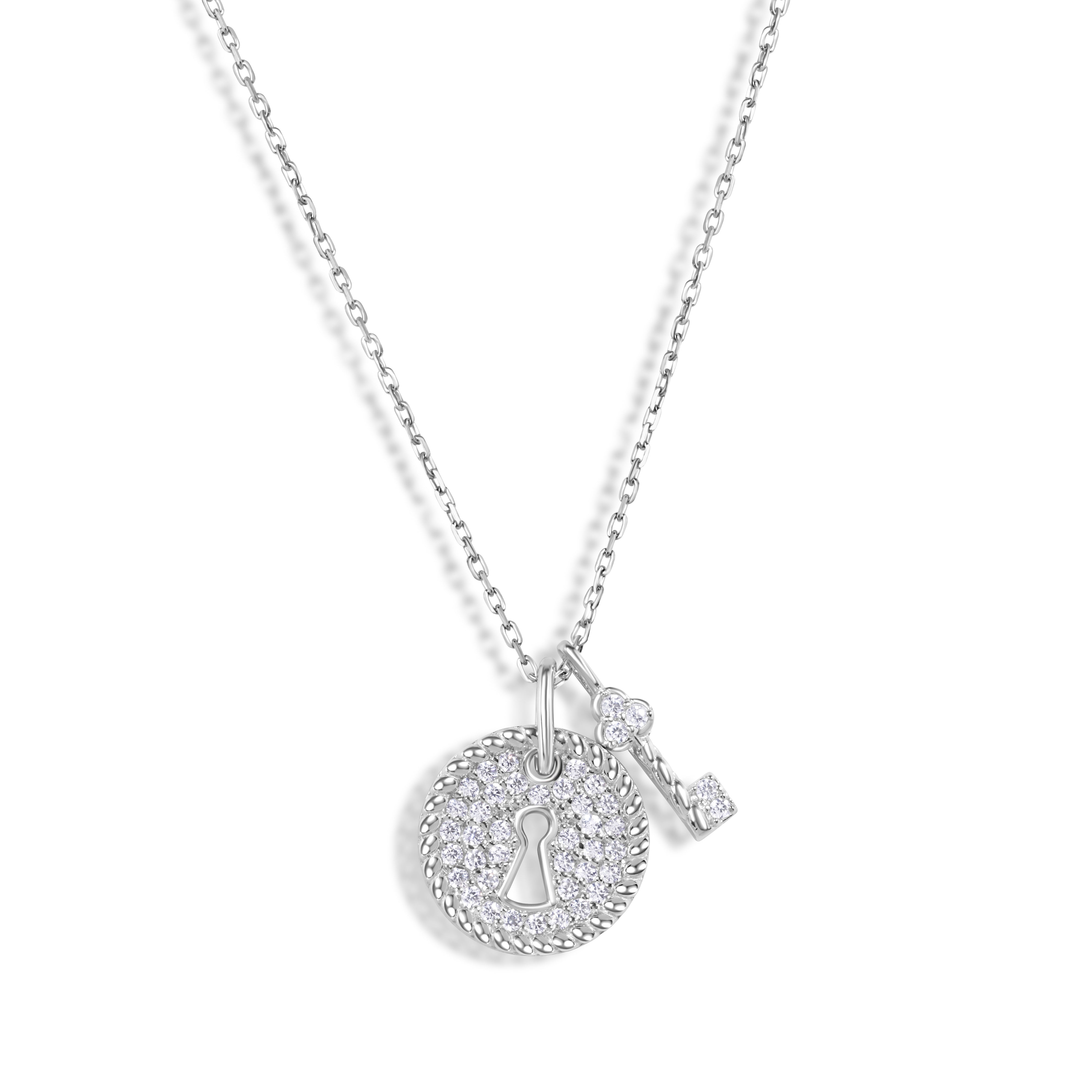 【HYERES LOR】23FW★ Colombe d'Or Silver Hotel Key Necklace necklace-padlock-swallow-new.