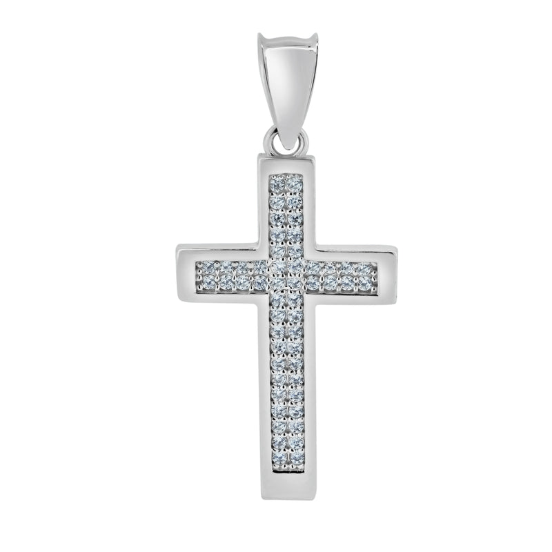 Pendentif Christ en Croix Moderne en Argent Massif 25mm | La Boutique des Chrétiens Pendentif Christ en Croix Moderne en Argent Massif 25mm | La Boutique des Chrétiens