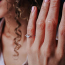 Rhodium Plated 925 Sterling Silver Crown Design CZ Ring - GMR00373