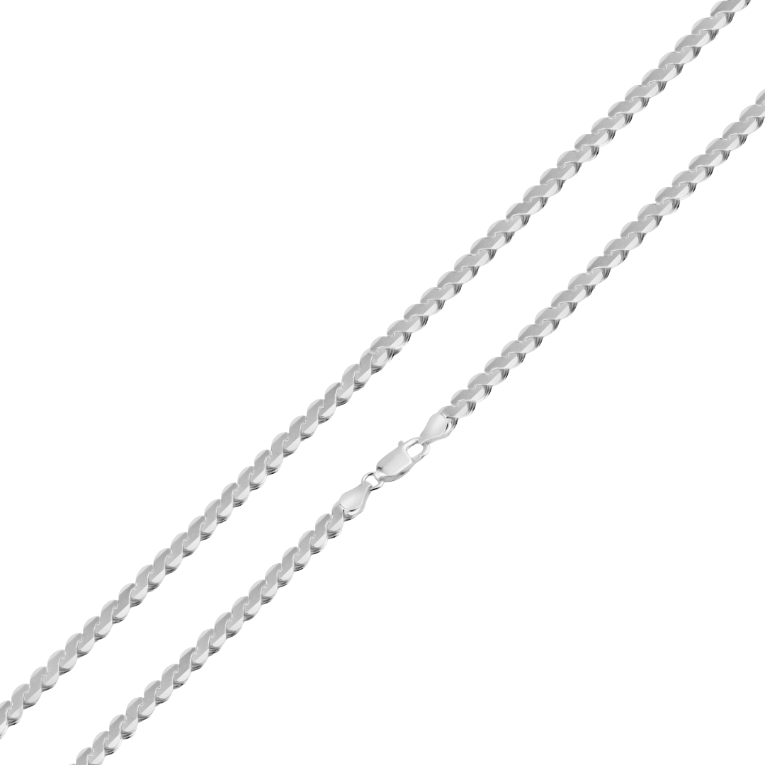 925 Sterling Silver Flat Rope Chain