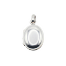 925 Sterling Silver High Polished Oval Locket- SPP00062