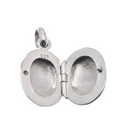 925 Sterling Silver High Polished Oval Locket- SPP00062