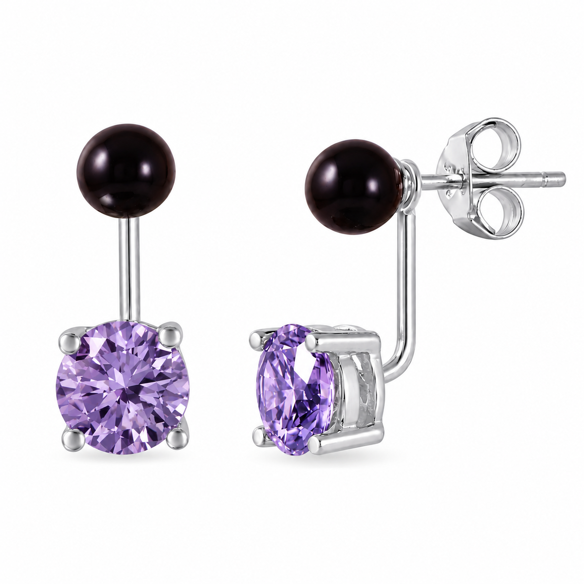 #Birthstone_February - Amethyst
#Color_Black