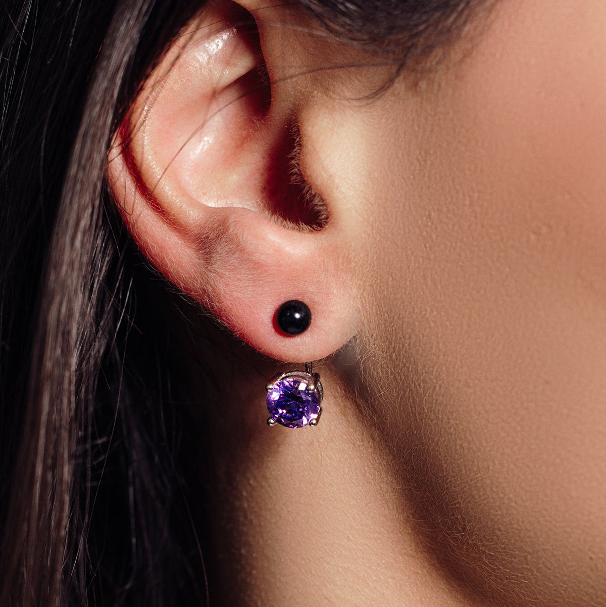 #Birthstone_February - Amethyst
#Color_Black