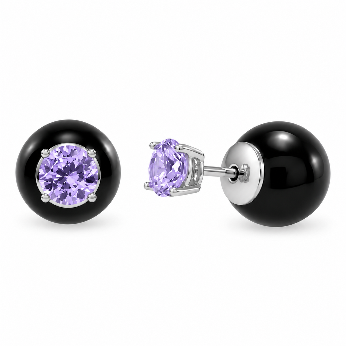 #Birthstone_February - Amethyst
#Color_Black