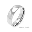Silver 925 Plain Wedding Band Round Ring - RING01-5MM | Silver Palace Inc.