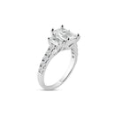 Silver 925 Rhodium Plated Micro Pave CZ Past Present Future Ring - ACR00003 | Silver Palace Inc.